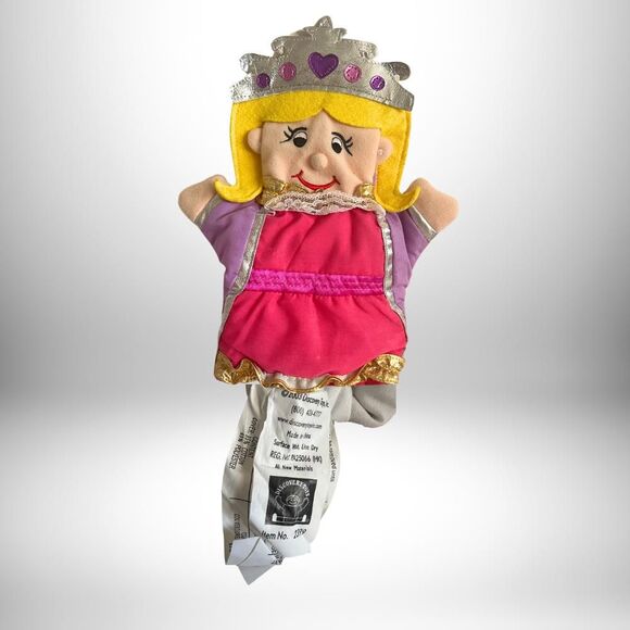 Vintage Discovery Toys Hand and Ringer Puppet—Medieval Kingdom Queen - Picture 3 of 3